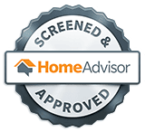 the homeadvisor screened and approved logo